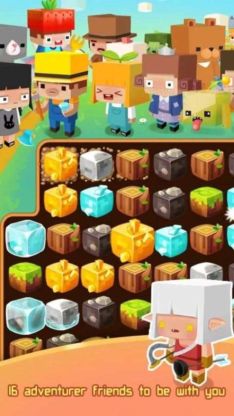 Mine Crush : MINE VILL Friends screenshot 3
