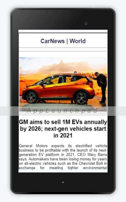 CarNews World 1 تصوير الشاشة