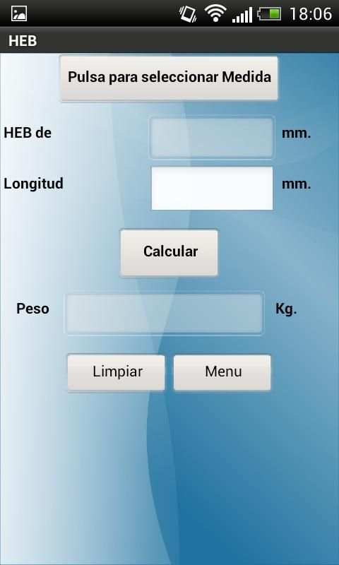 Calculador peso de metal скриншот 1