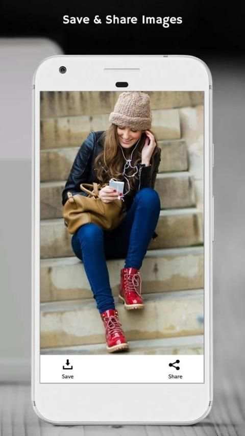 Auto Blur Background Effect скриншот 1