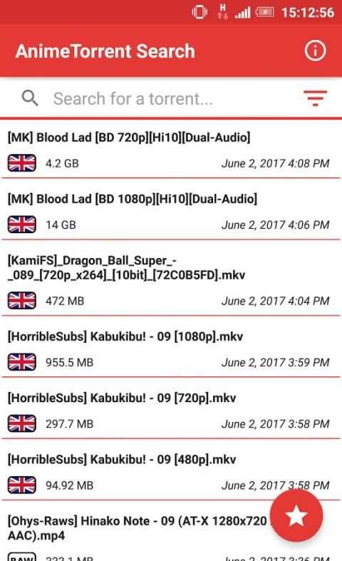 AnimeTorrent Search screenshot 3