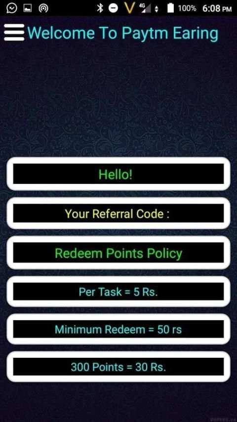 PAYTM EARNING स्क्रीनशॉट 1