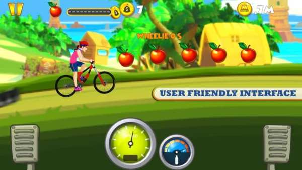 BMX Boy Bicycle Hill Climb Racing Game screenshot 2