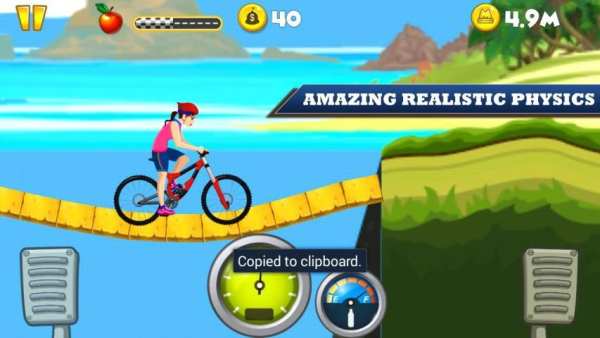BMX Boy Bicycle Hill Climb Racing Game screenshot 5