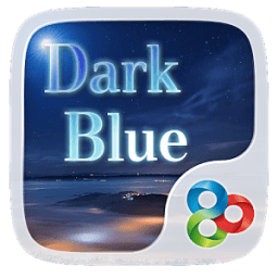 Dark Blue GO Launcher Theme иконка