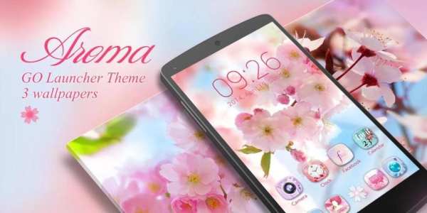 Aroma GO Launcher Theme скриншот 1