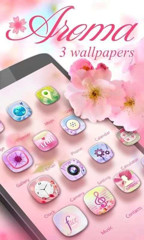 Aroma GO Launcher Theme screenshot 7