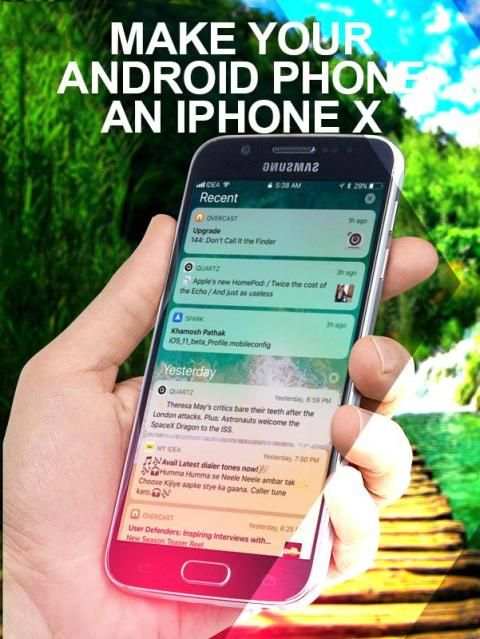 Launcher for iphone X 3 تصوير الشاشة