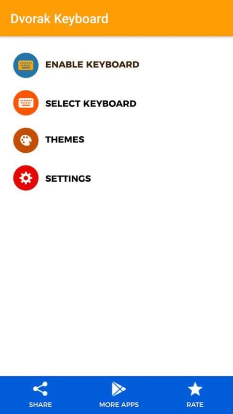 English Dvorak Keyboard screenshot 2