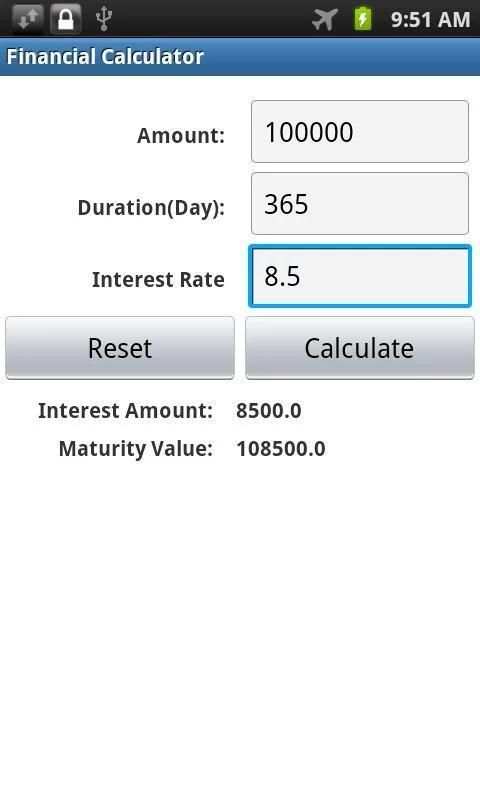 Financial Calculator स्क्रीनशॉट 4