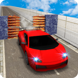 побег трюка гоночный 3D иконка