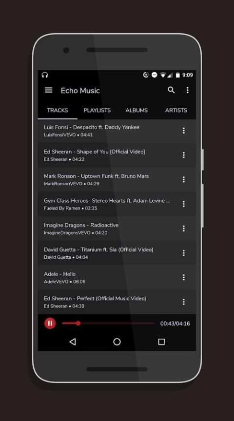 Echo Music Player स्क्रीनशॉट 1