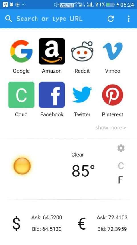 A&A browser for Android screenshot 4