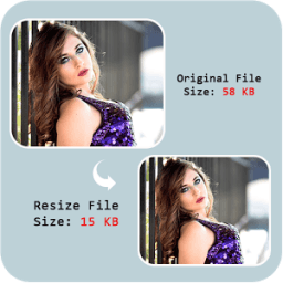 Resize Photo in kb - Compress image Size Reduce आइकन