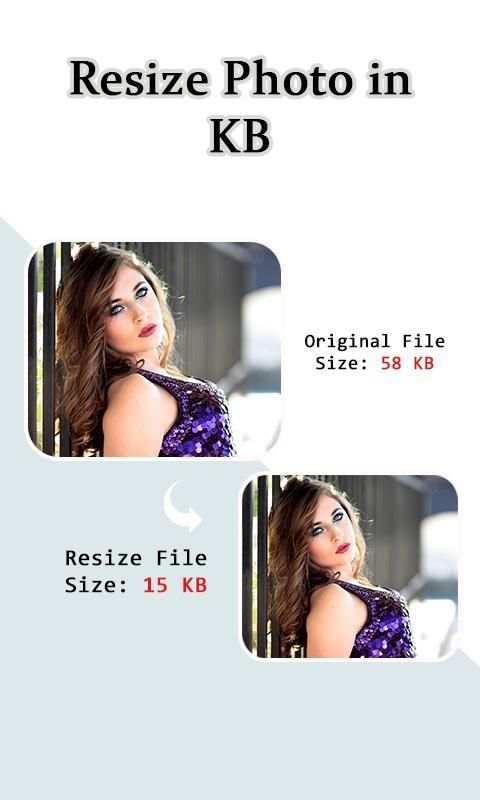 Resize Photo in kb - Compress image Size Reduce скриншот 2