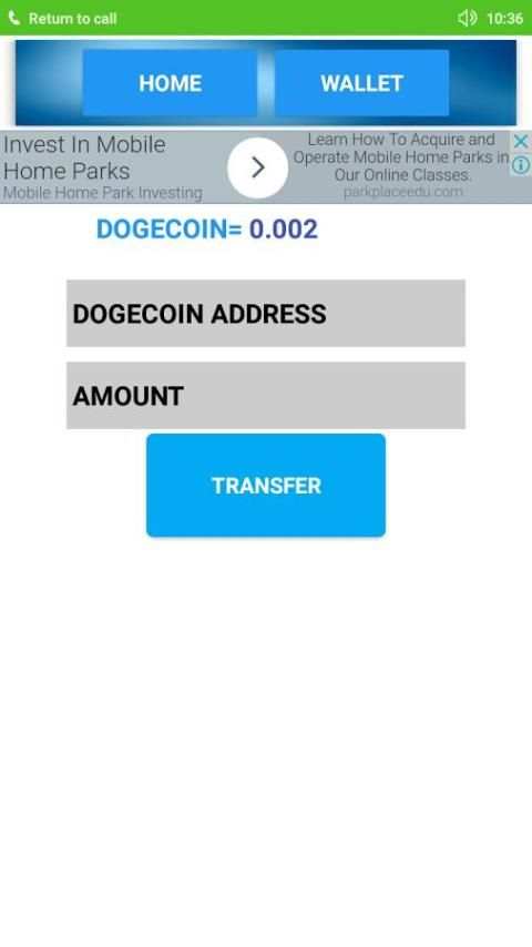 Earn Dogecoin स्क्रीनशॉट 1
