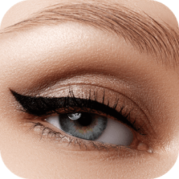 Girls Eyes Makaup Traning أيقونة