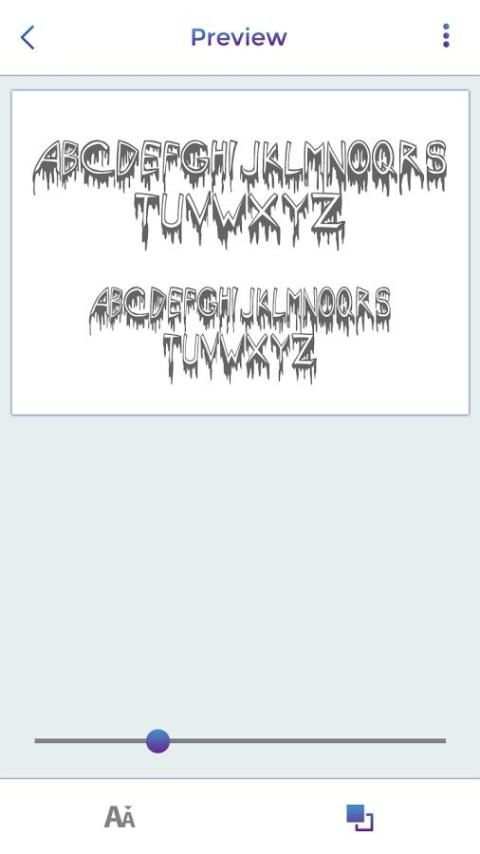 Horror Fonts Style 2 تصوير الشاشة