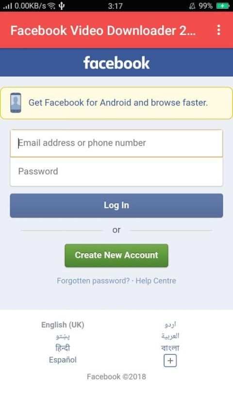 Facebook Video Downloader 2018 screenshot 4