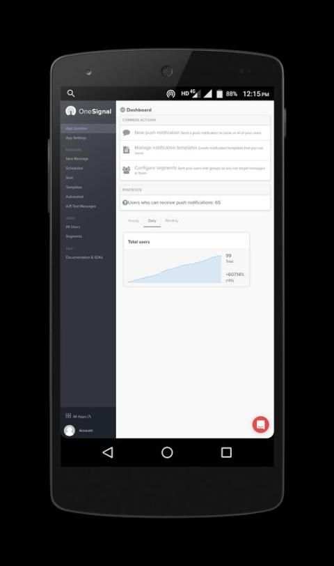 OneSignal скриншот 2