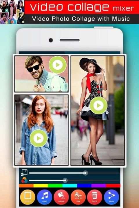 Video Collage Mixer : Mix Video And Music स्क्रीनशॉट 4