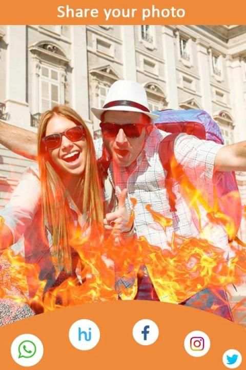Fire FX Photo Editor : Movie FX Effect स्क्रीनशॉट 1