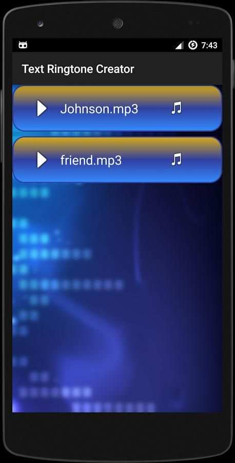 Text Ringtone Creator 3 تصوير الشاشة