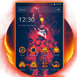 ikon Cool Basketball NBA theme keyboard