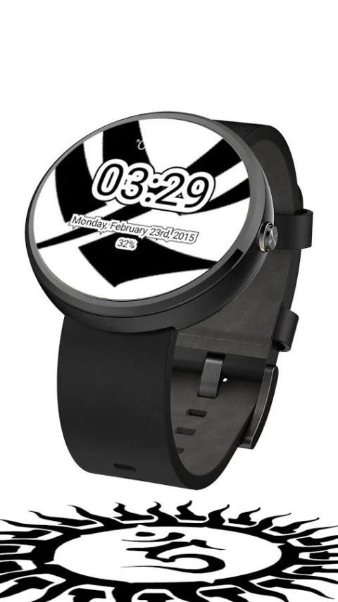 Cool Tribal Watch Face screenshot 2