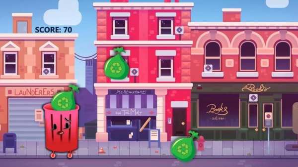 Touch game - Trash Throw screenshot 2