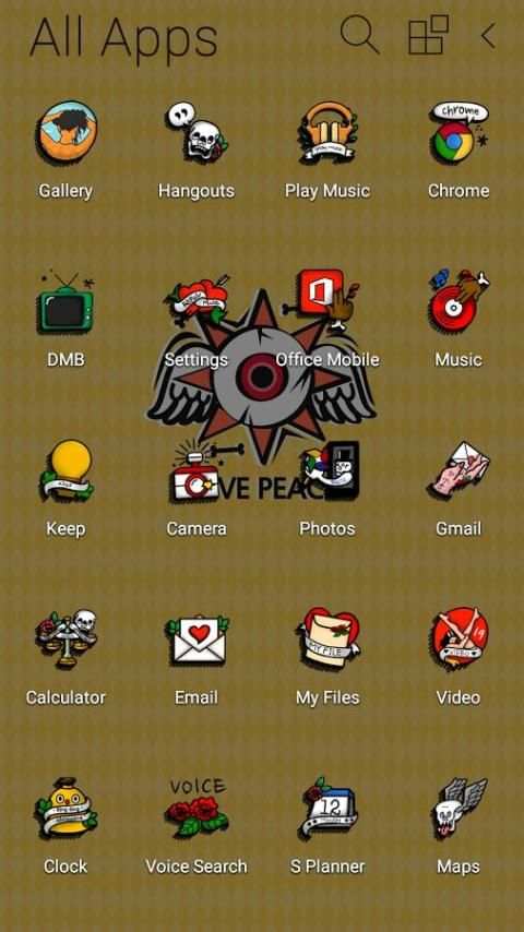 LOVE PEACE Atom Theme screenshot 3