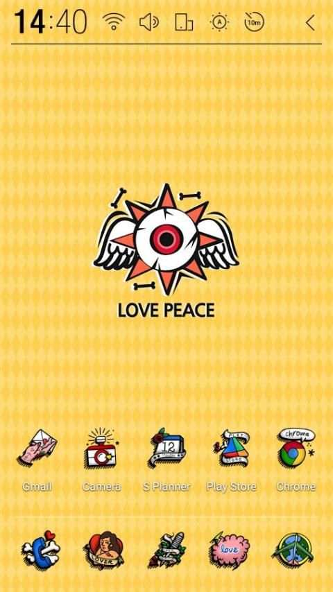 LOVE PEACE Atom Theme screenshot 6