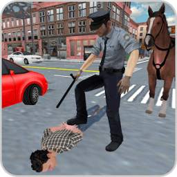 Police Horse Criminal Chase 3D