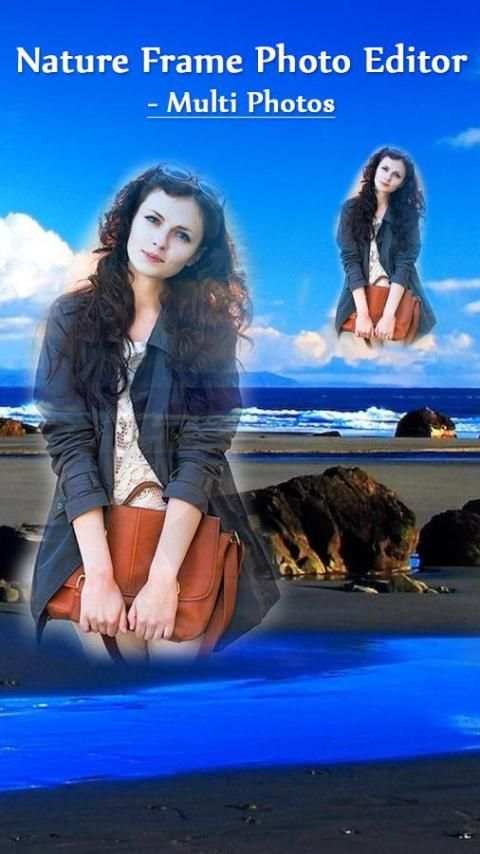 Nature Frame Photo Editor - Blend Me Collage скриншот 1