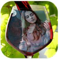 wine glass photo editor on 9Apps