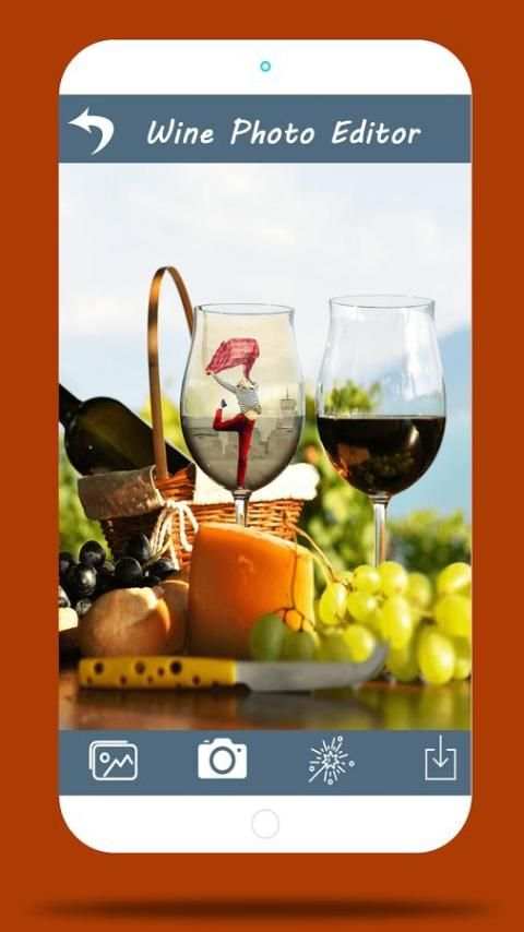 wine glass photo editor screenshot 3