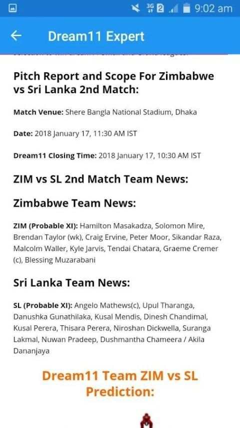 Dream11 Expert screenshot 2