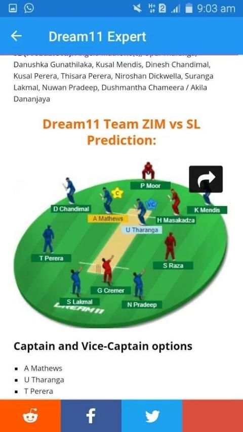Dream11 Expert स्क्रीनशॉट 3