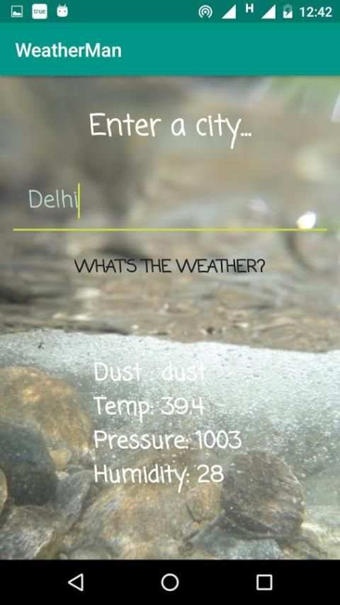 WeatherMan screenshot 1