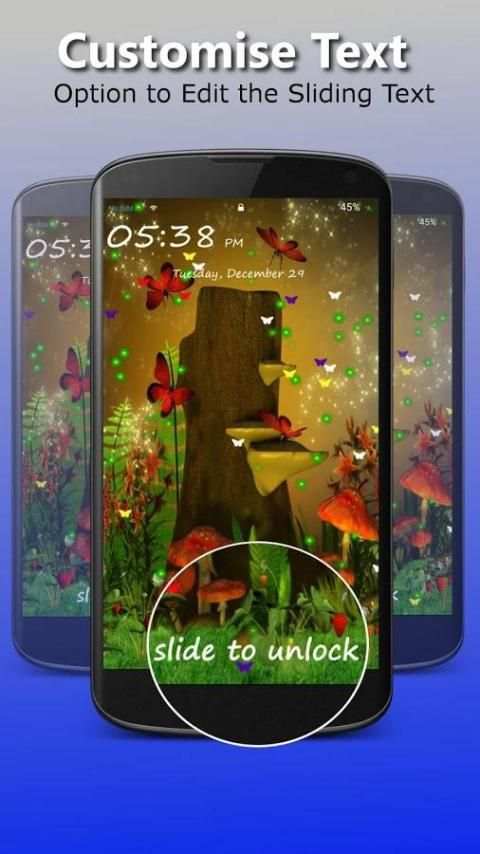 Lockscreen - Butterfly&Firefly скриншот 3