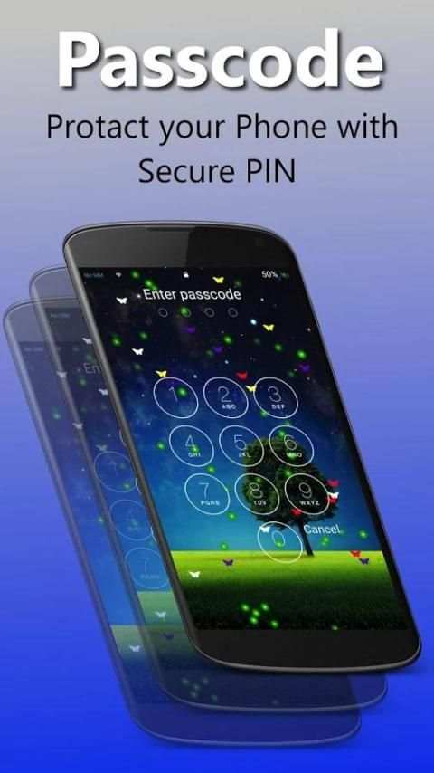 Lockscreen - Butterfly&Firefly screenshot 6