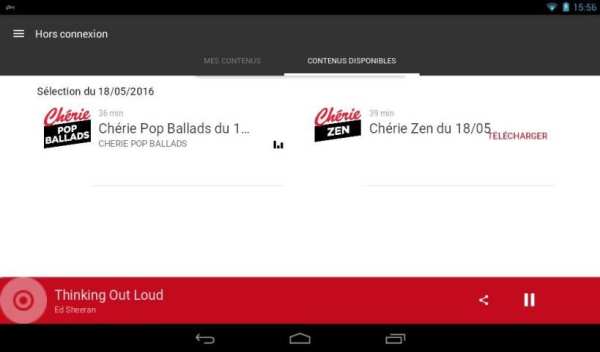 Chérie FM Radios screenshot 3