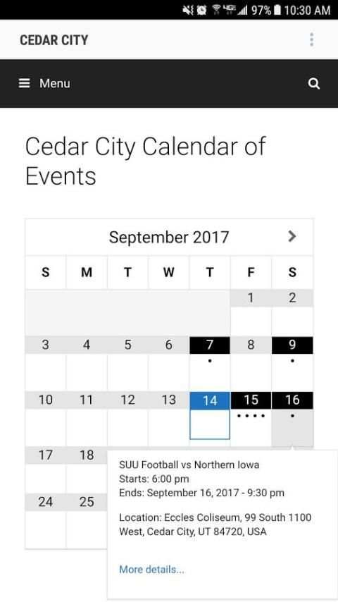 Cedar City, Utah screenshot 2