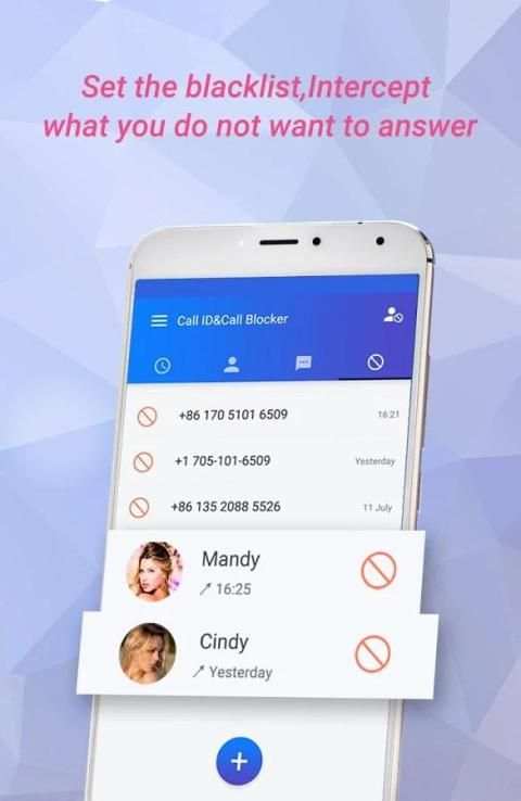 Blue Callblocker- Blocklist，Call ID&SMS screenshot 1