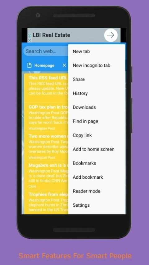 Pidgeot Web Browser - Featured and Fast скриншот 10