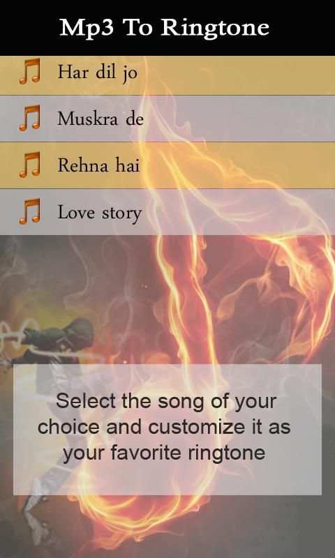 Mp3 to Ringtone स्क्रीनशॉट 4