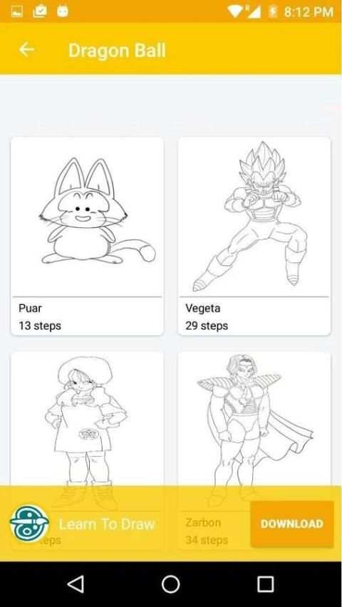 Drawing Dragon Ball 11 تصوير الشاشة