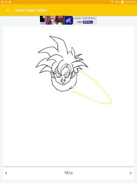 Drawing Dragon Ball 3 تصوير الشاشة