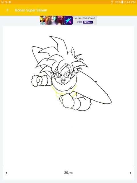 Drawing Dragon Ball 2 تصوير الشاشة