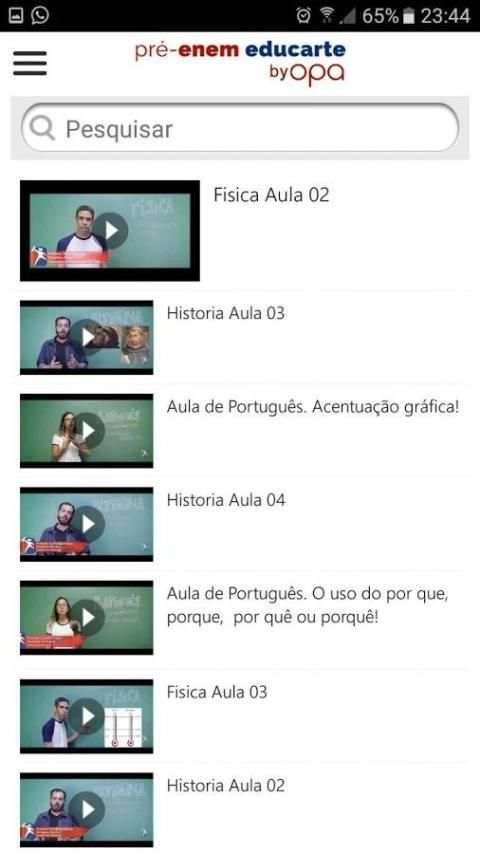 Pre Enem Educarte By Opa! screenshot 2